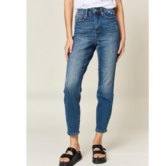 NWT 💙 Judy Blue Tummy Control High Waist Slim Jeans, Smooth/Flatten Your Tummy - Picture 6 of 7